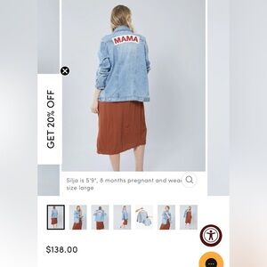 Ingrid & Isabel Light Blue Jean Jacket